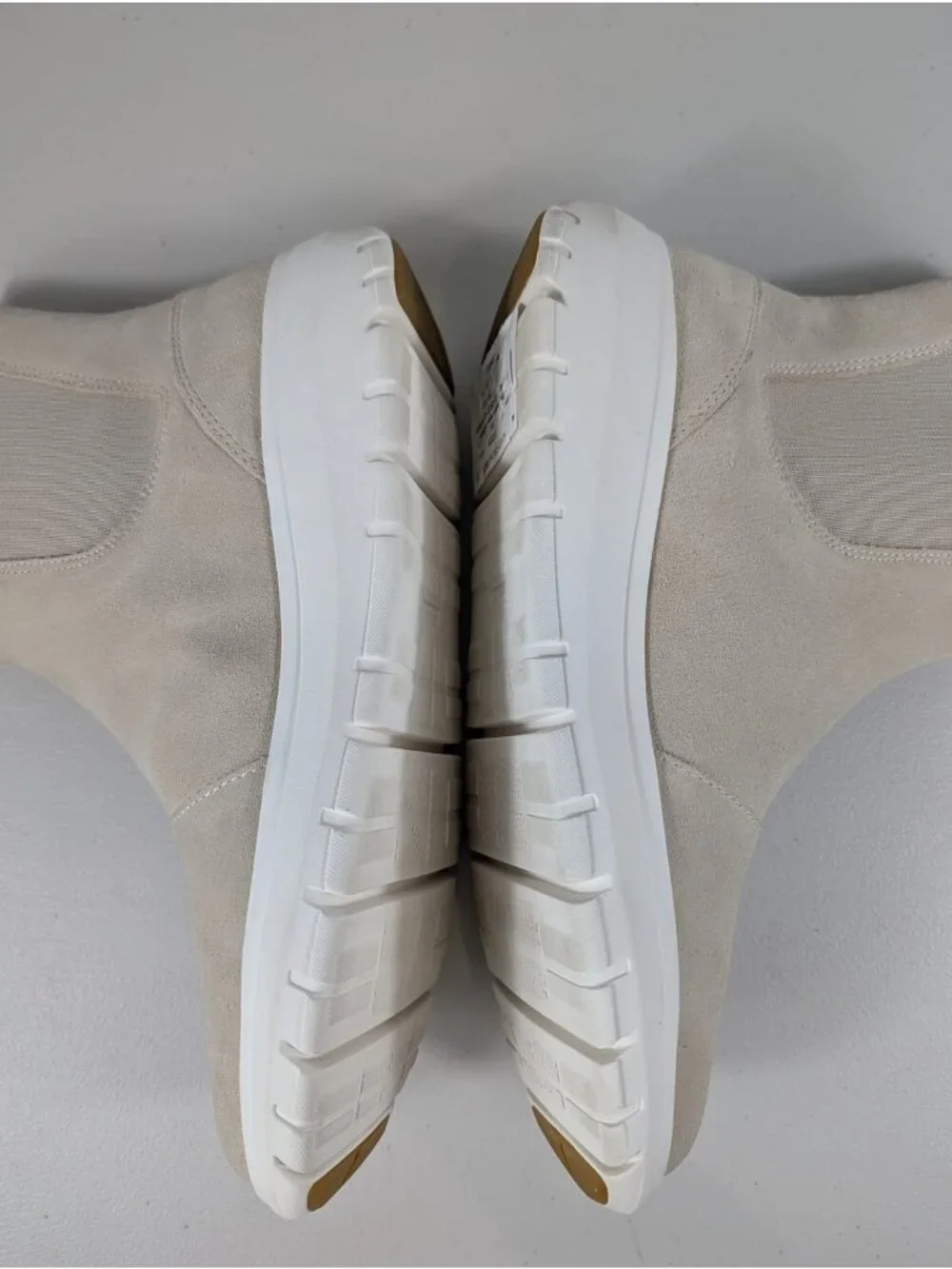 Cole Haan women's boots in cream Chelsea waterproof size 9.5B